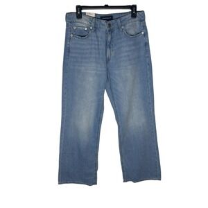 Aeropostale Womens High Rise Wide Leg Jeans Medium Wash Size 8 156921 NWT